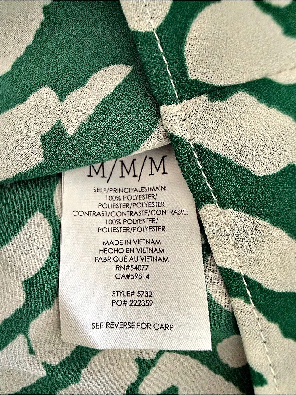 Cabi Abstract top - Picture 3 of 3